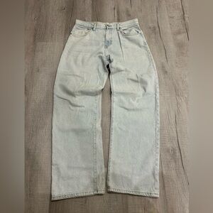 PacSun Men's Light Wash Oversized Baggy Jeans